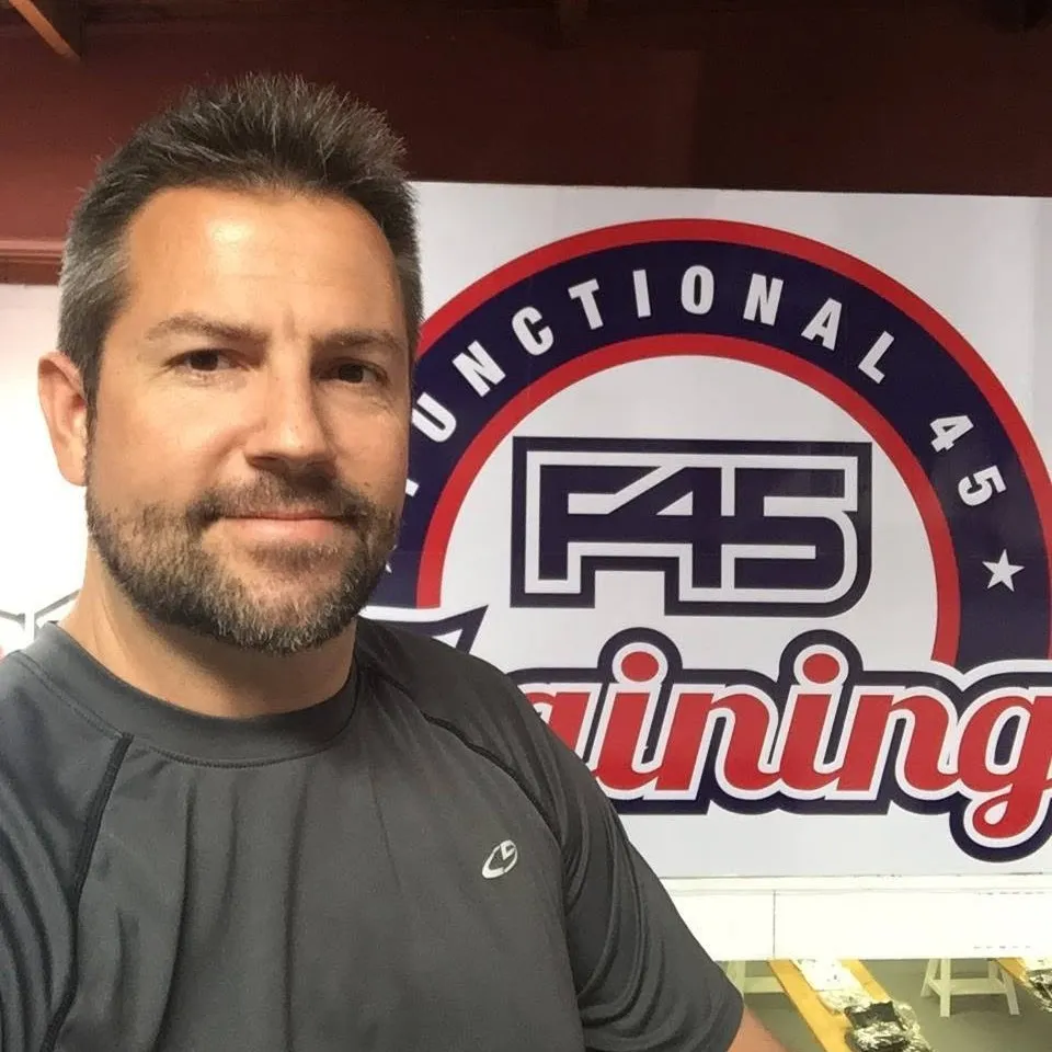 OneLead's founder in his F45 studio